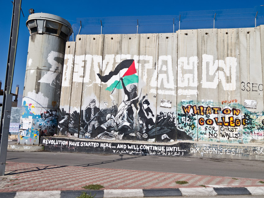 Mauer Westjordanland Streetart
