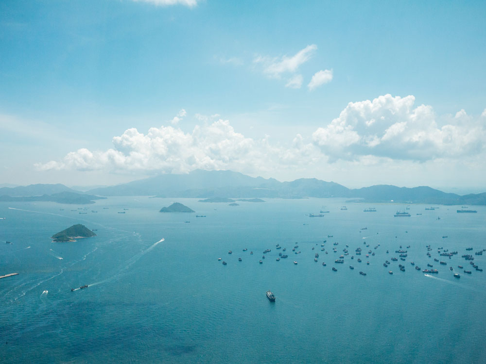 Hong Kong Vogelperspektive